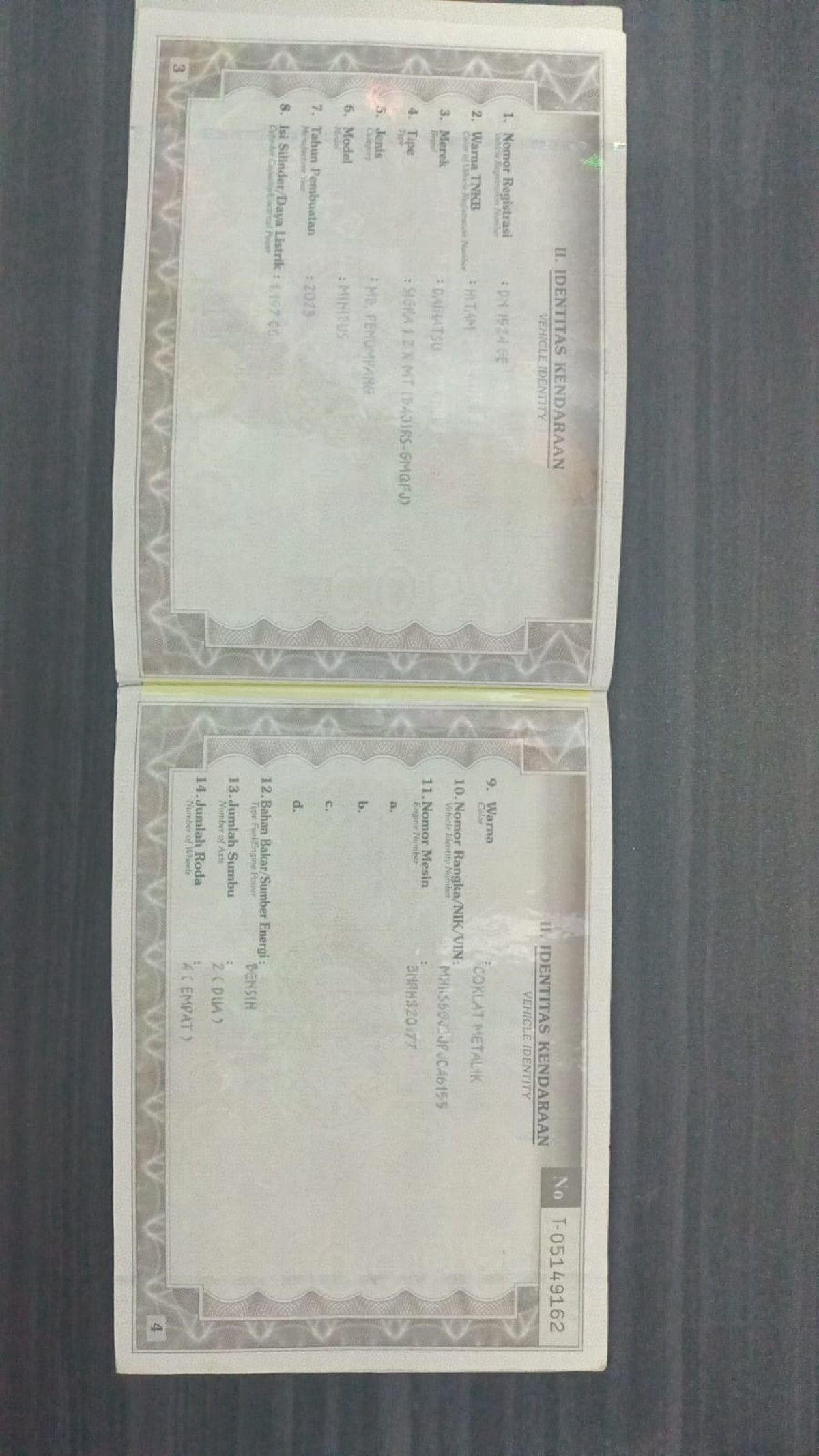 DAIHATSU SIGRA SIGRA X