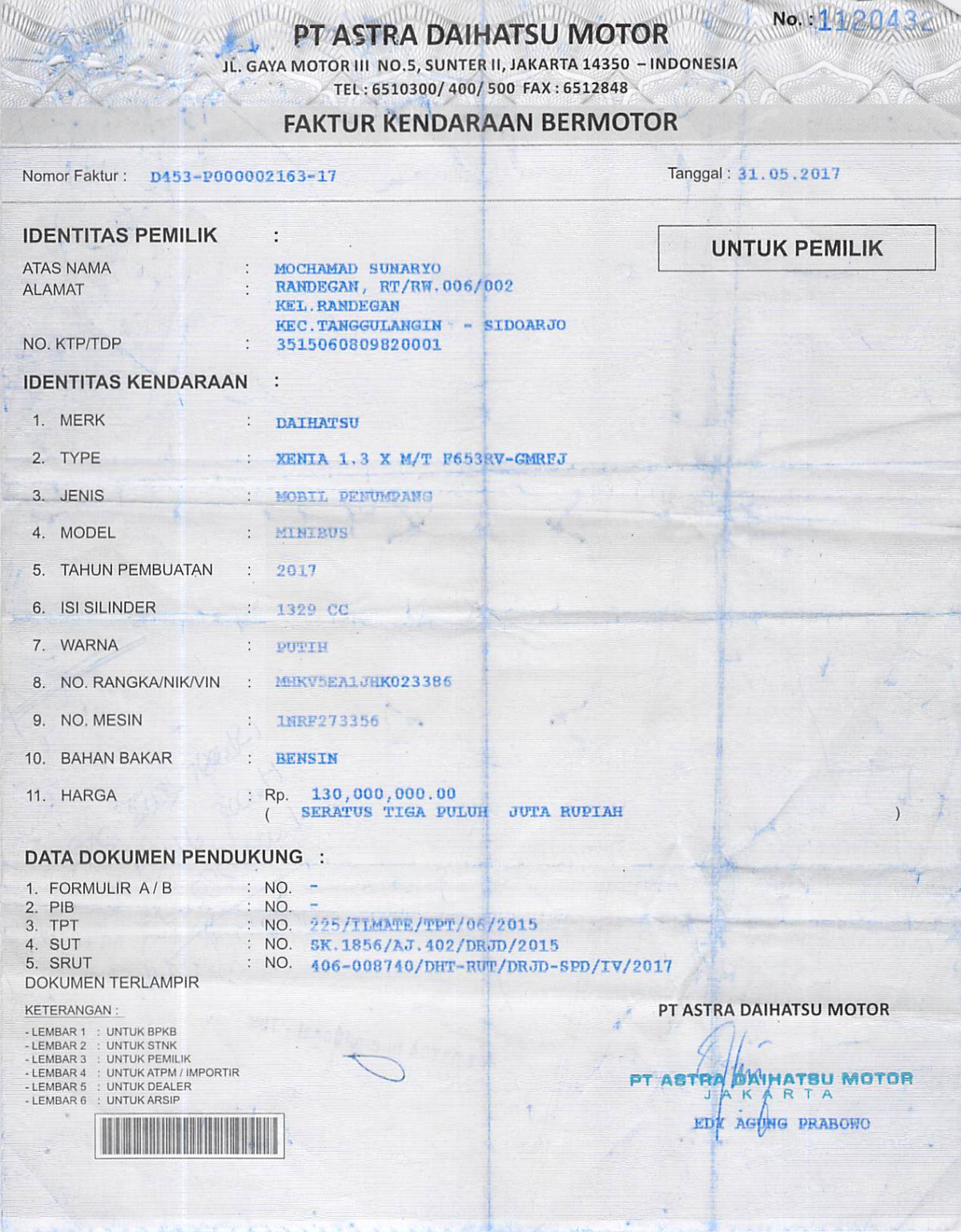 DAIHATSU XENIA XENIA X