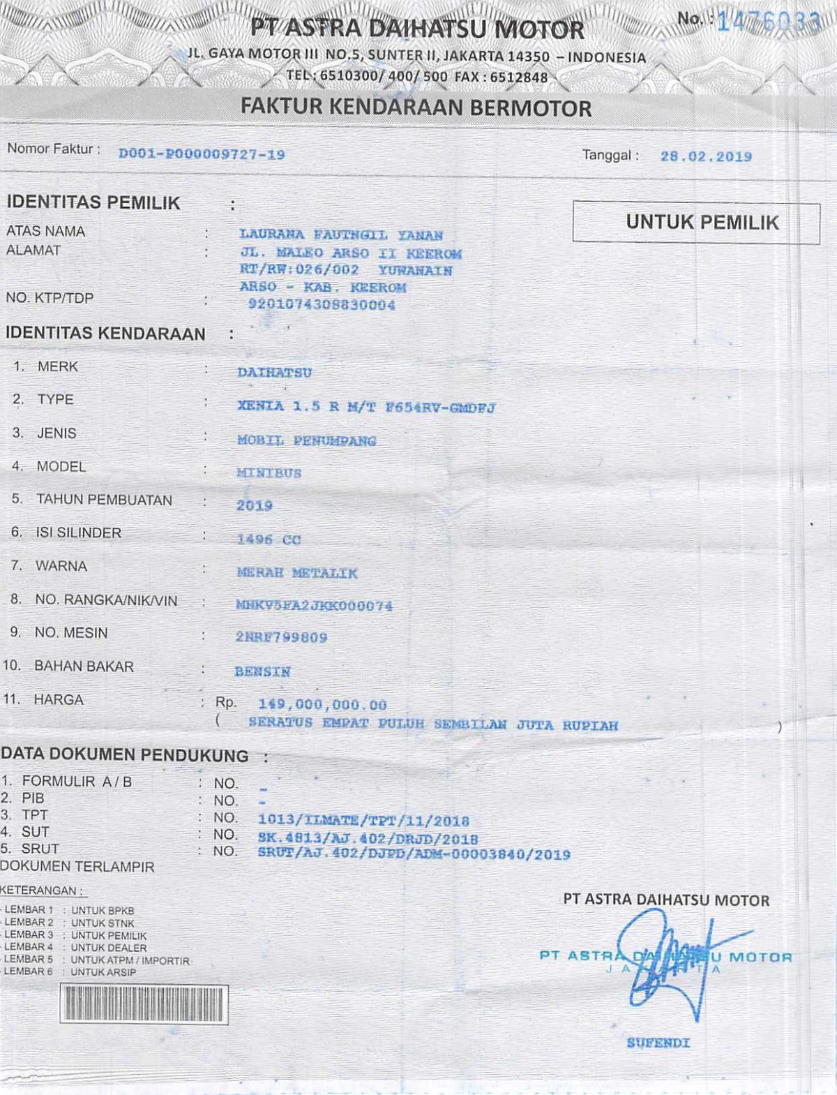 DAIHATSU XENIA XENIA R