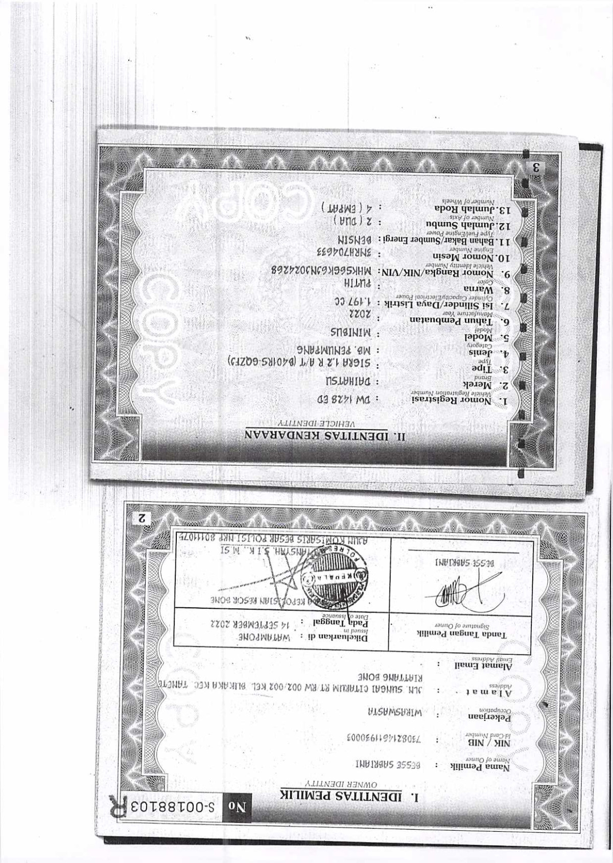 DAIHATSU SIGRA SIGRA R