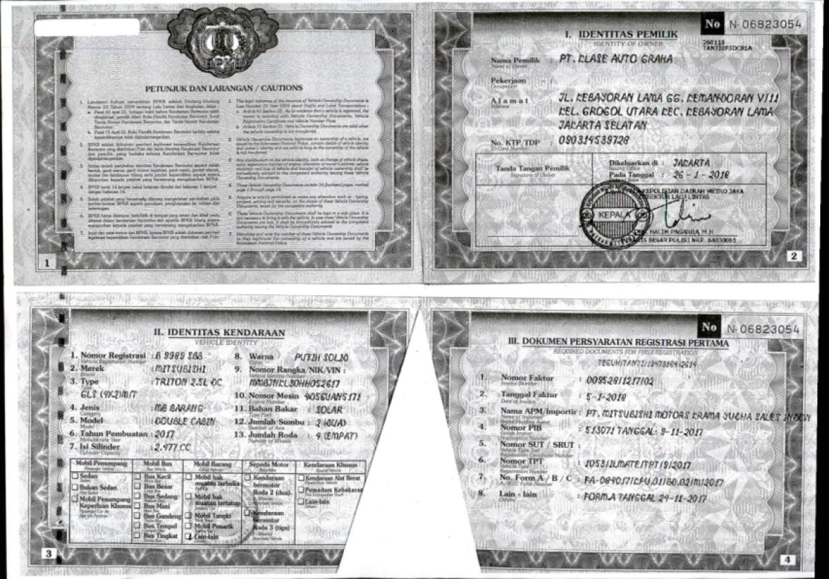 MITSUBISHI TRITON DC