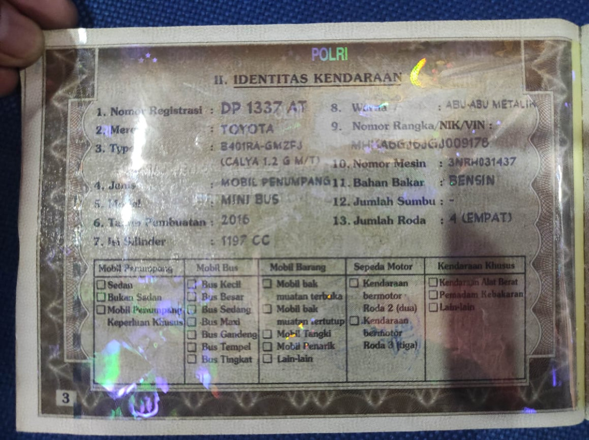 TOYOTA  CALYA  1.2 G M/T