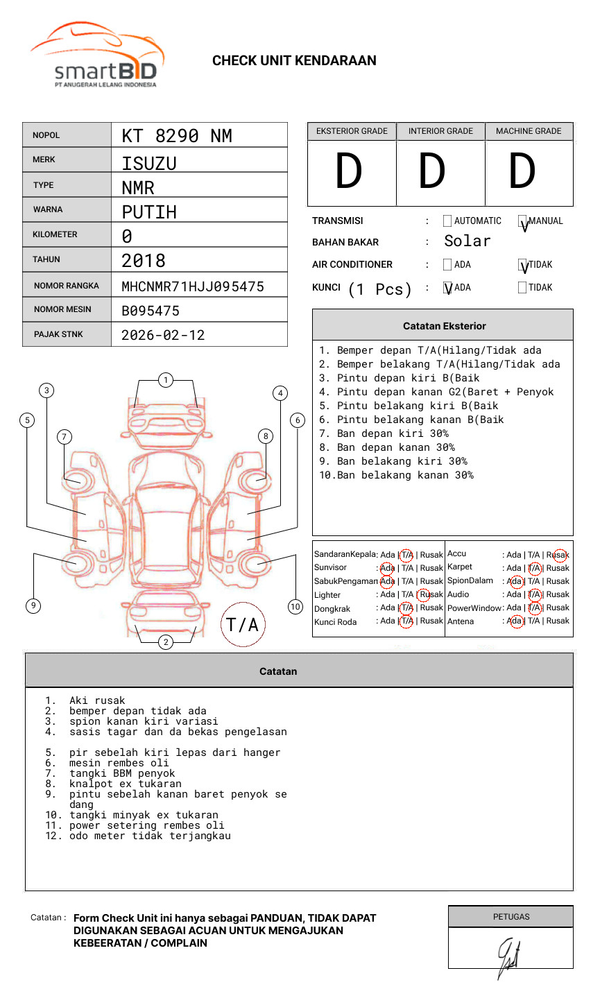 ISUZU NMR 71T HD 6.1