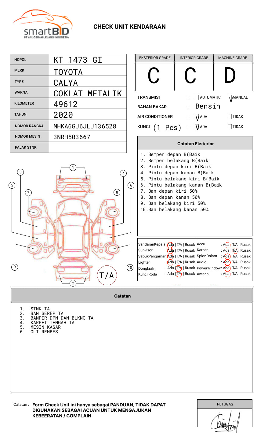 TOYOTA CALYA 1.2 G M/T