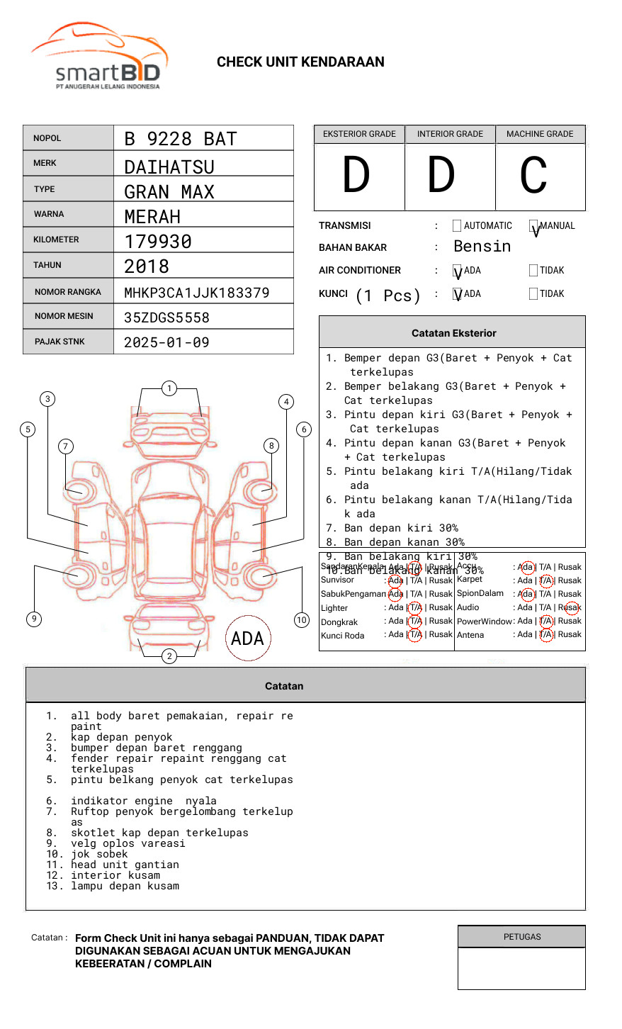 DAIHATSU GRAN MAX PICK-UP