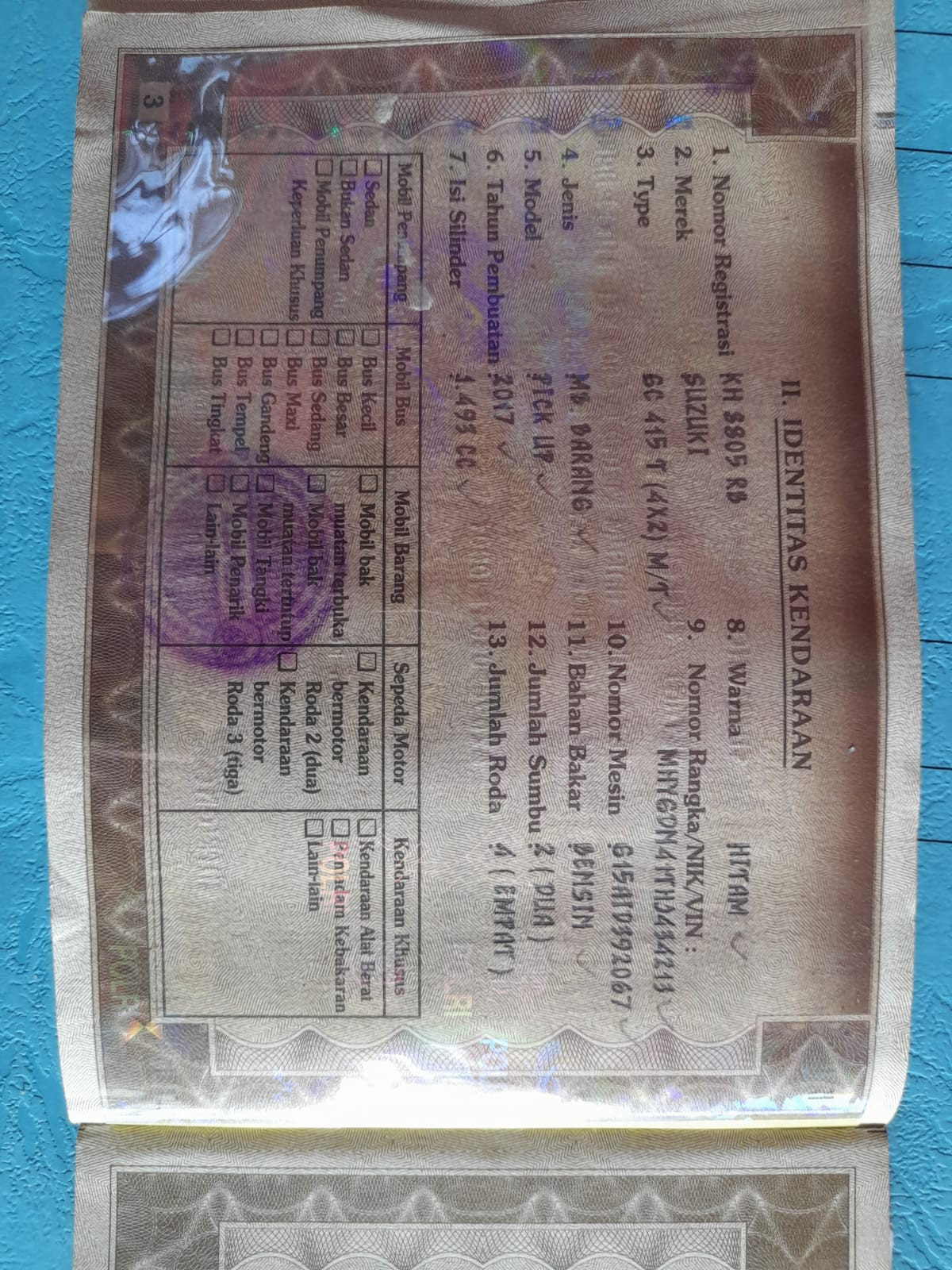 SUZUKI MEGA CARRY P.U