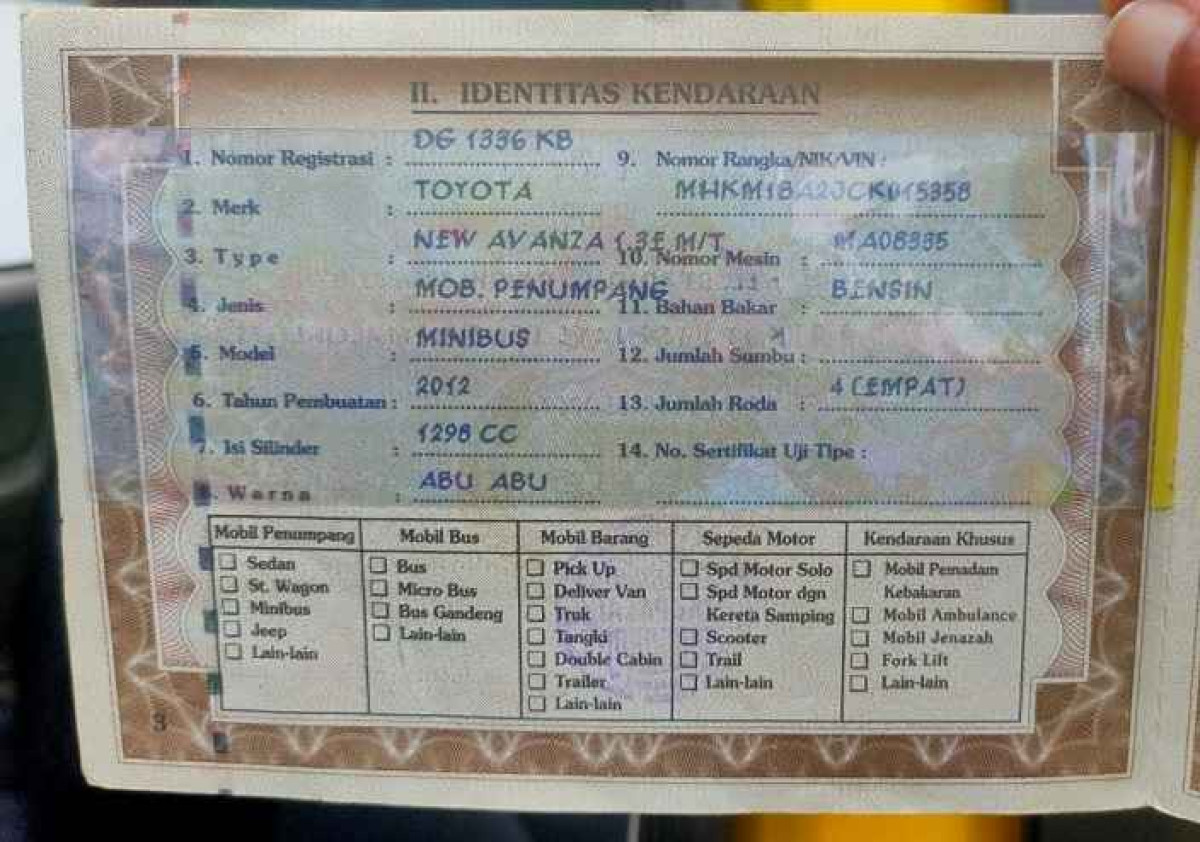 TOYOTA AVANZA AVANZA E