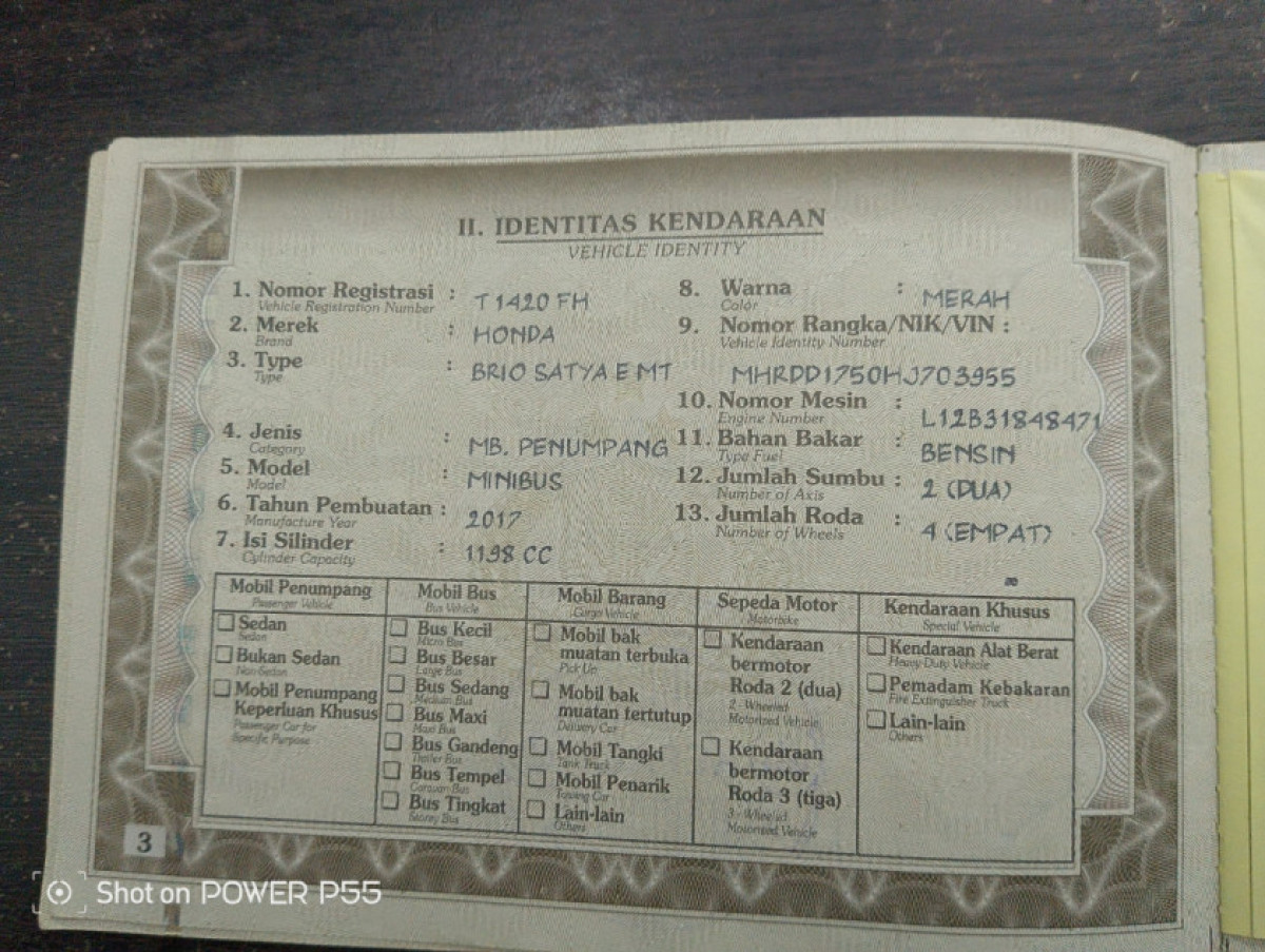 HONDA  BRIO  SATYA E