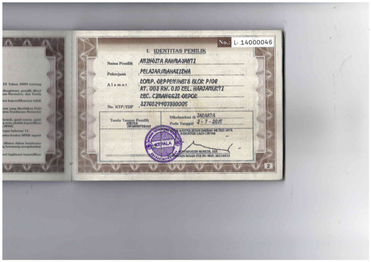 HONDA JAZZ GK5 1.5 S AT CKD