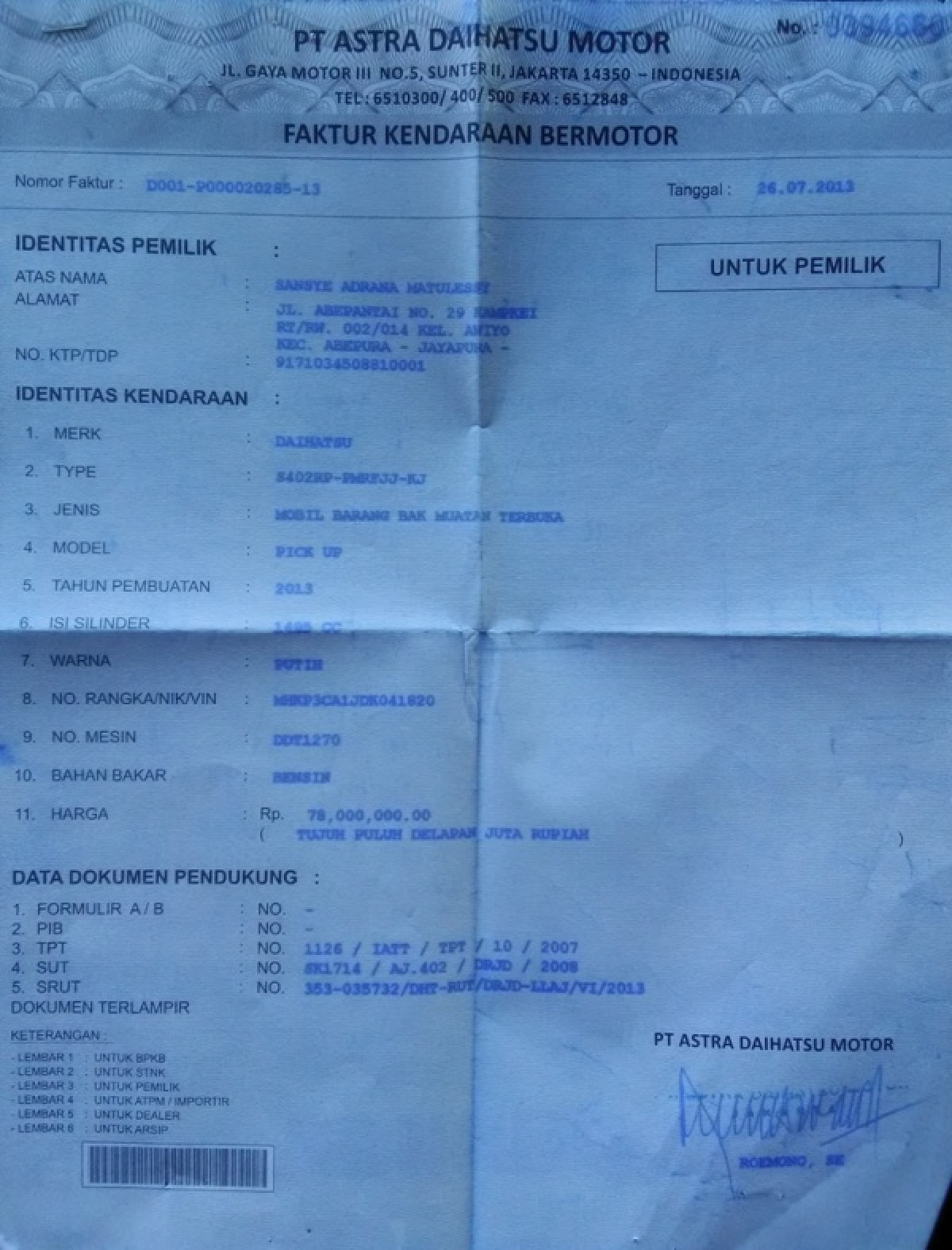 DAIHATSU  GRAN MAX  PICK-UP