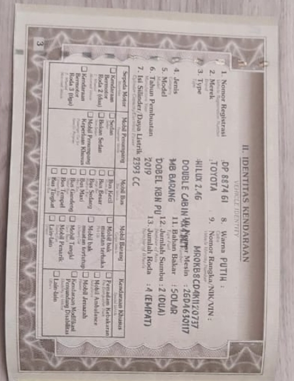 TOYOTA HILUX 2.4G DC 4X4