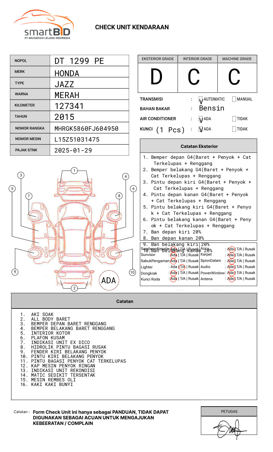 HONDA JAZZ GK5 1.5 RS
