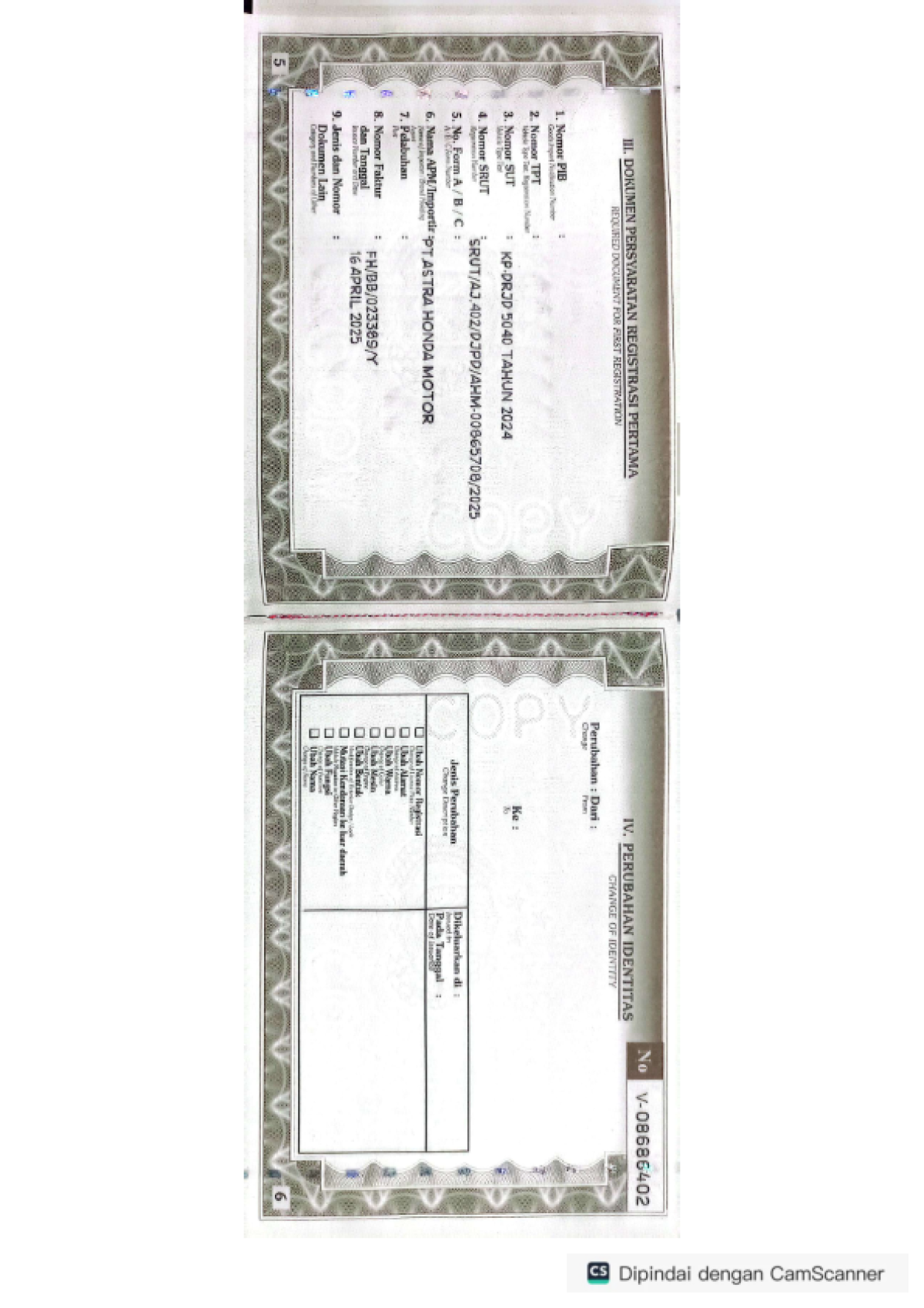 HONDA SCOOPY PRESTIGE