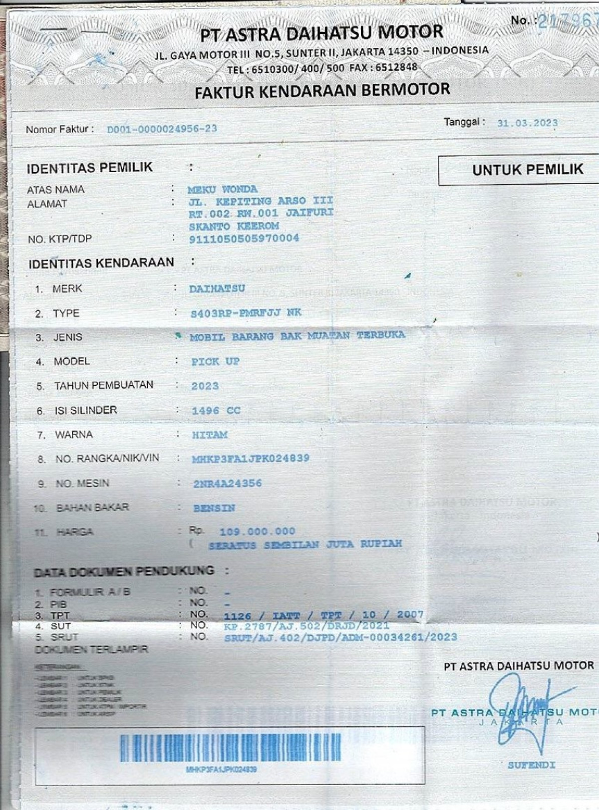 DAIHATSU GRAN MAX  PICK-UP