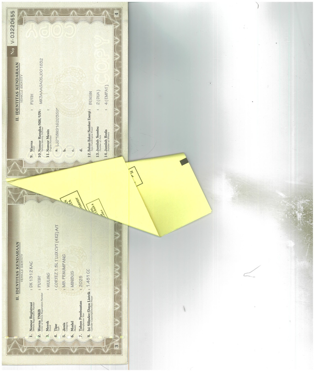 WULING CORTEZ 1.5 LUX