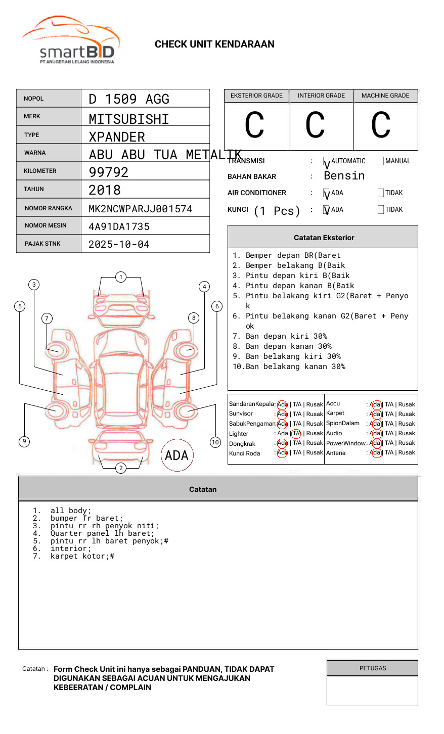 MITSUBISHI XPANDER SPORT