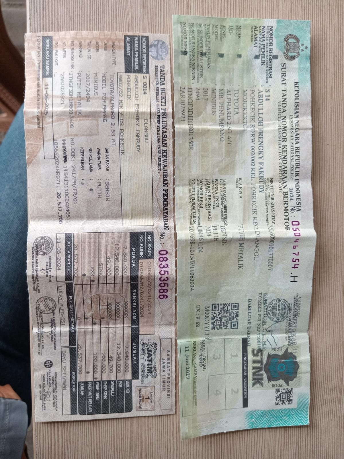 TOYOTA ALPHARD 2.5 G