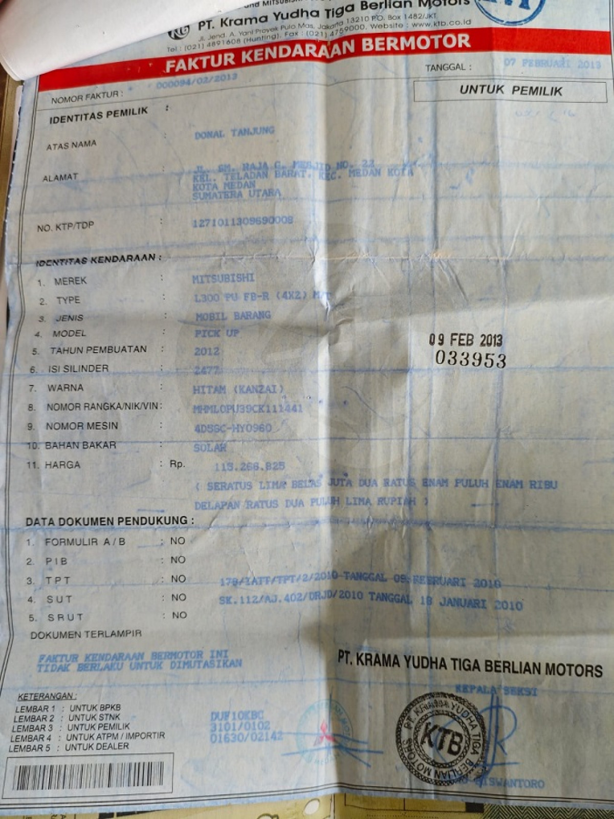 MITSUBISHI L300 PU FB-R (4X2)