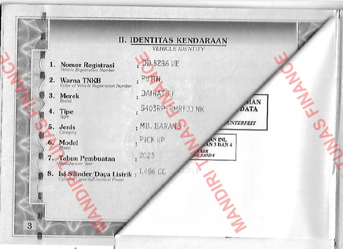 DAIHATSU GRAN MAX PICK-UP 1.5