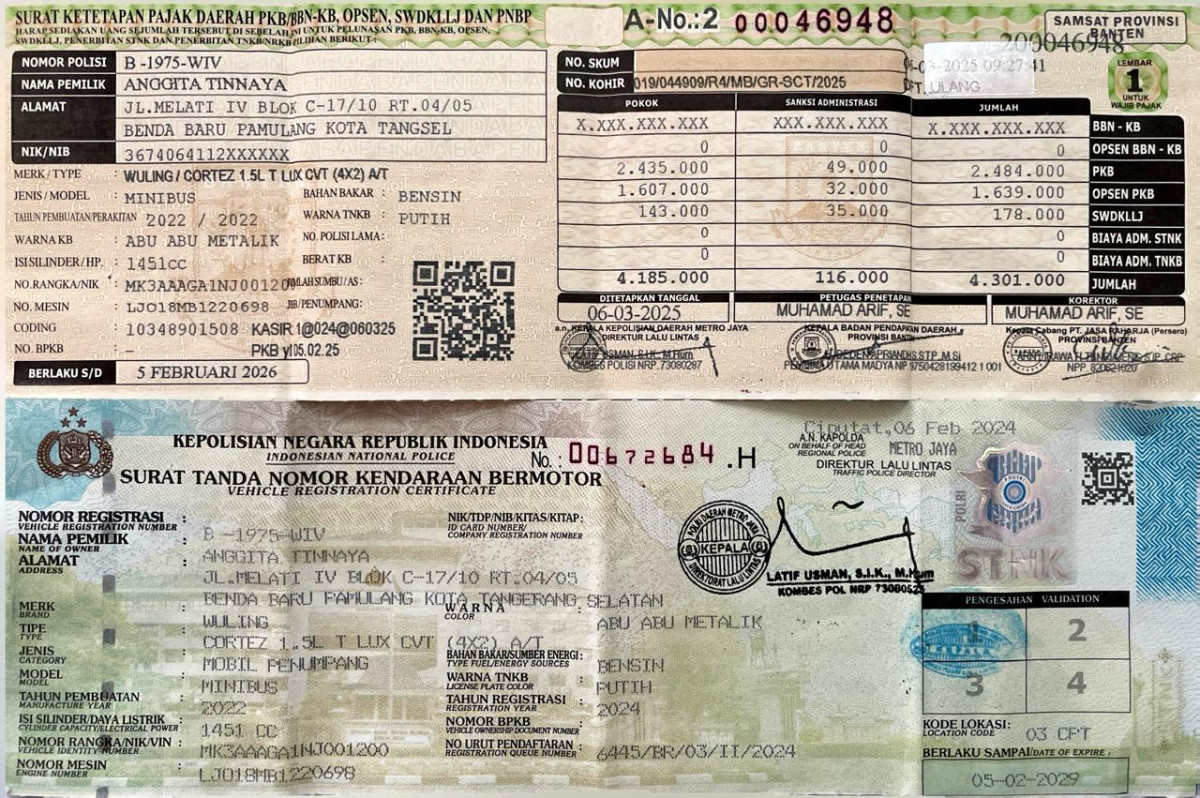 WULING CORTEZ 1.5ST LUX CVT