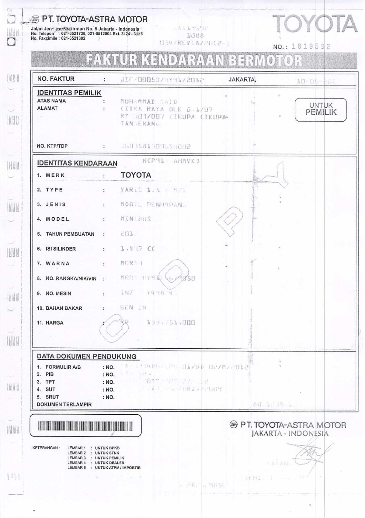 TOYOTA  YARIS  1.5 S