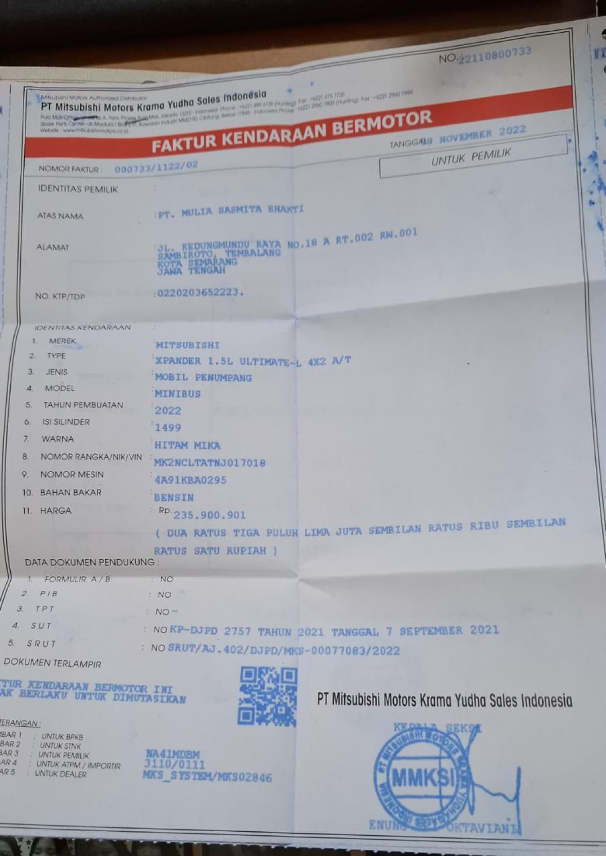 MITSUBISHI XPANDER 1.5L ULTIMATE