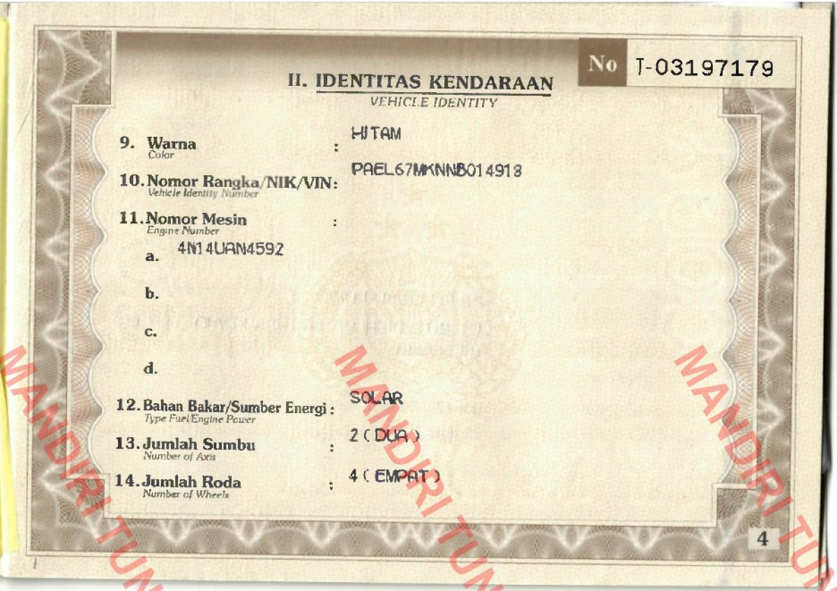 MITSUBISHI L300 PU FB-R (4X2)