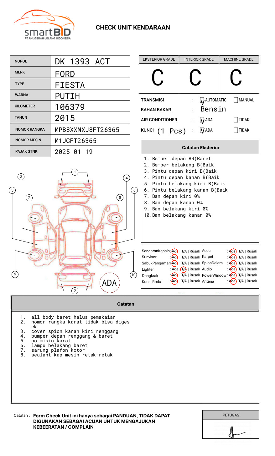 FORD FIESTA 1.0L (4X2) AT-S