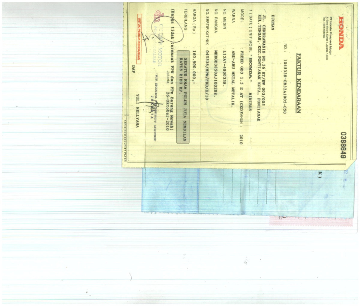 HONDA FREED GB3 1.5 E