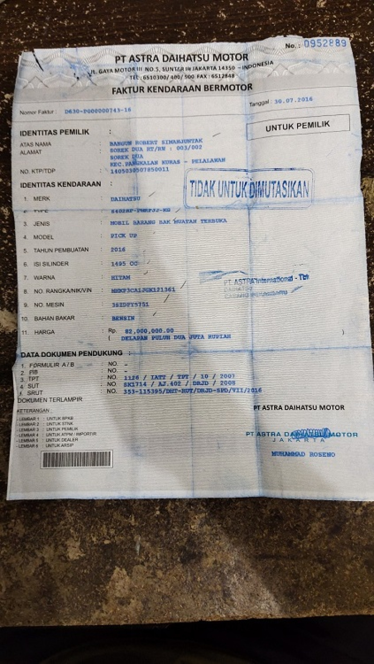 DAIHATSU GRAN MAX  PICK-UP