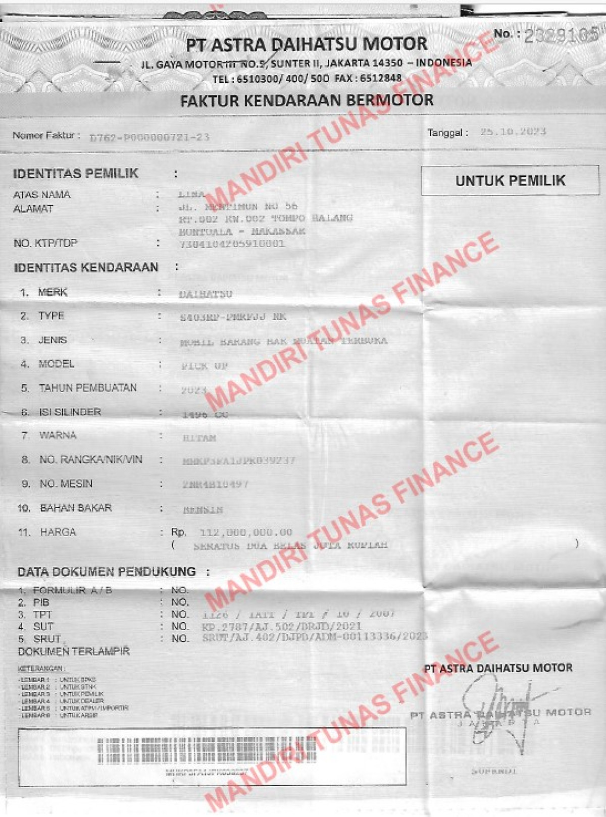 DAIHATSU GRAN MAX PICK-UP 1.5