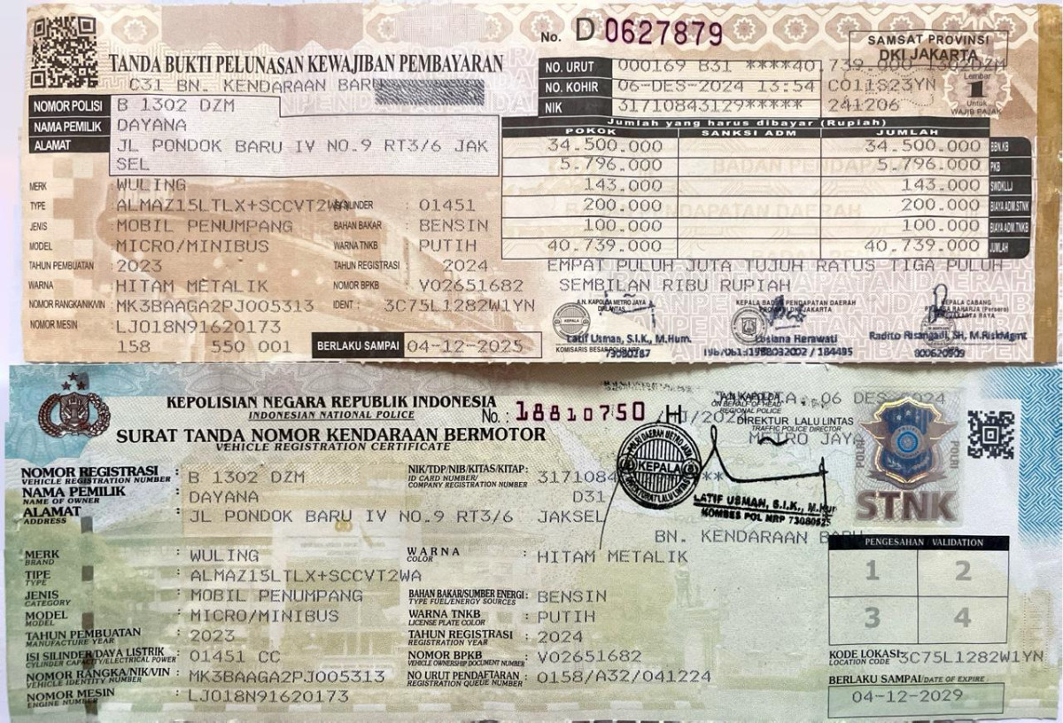 WULING Almaz 1.5LT LUX + SC CVT (4X2) A/T