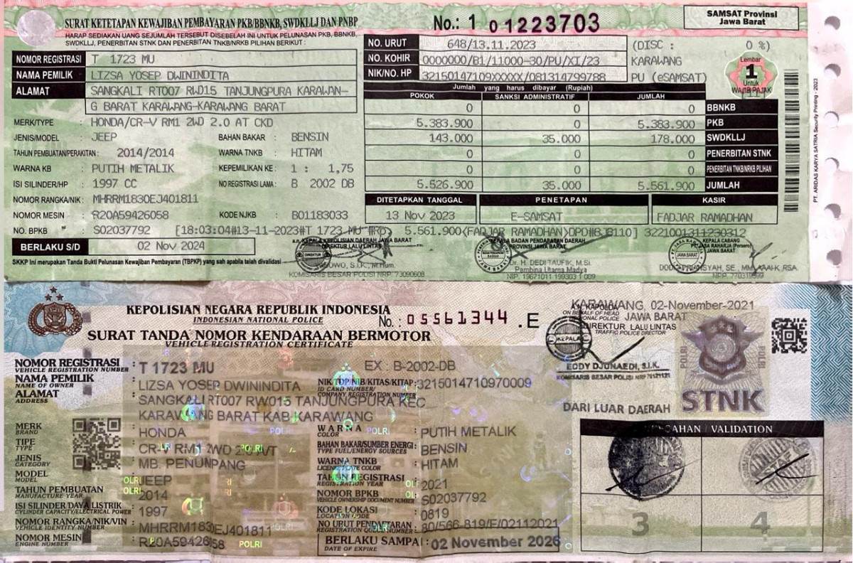 HONDA CR-V RM1 2WD 2.0