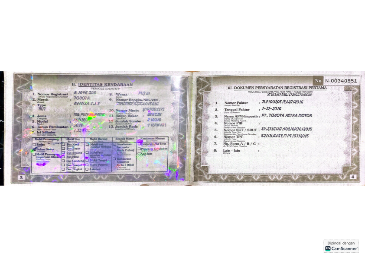 TOYOTA  AVANZA  1.3 E