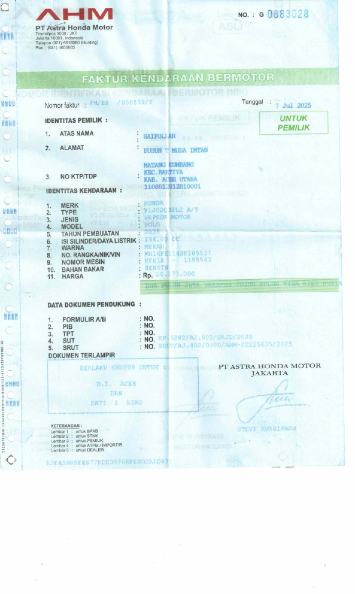 HONDA NEW PCX 160 CBS