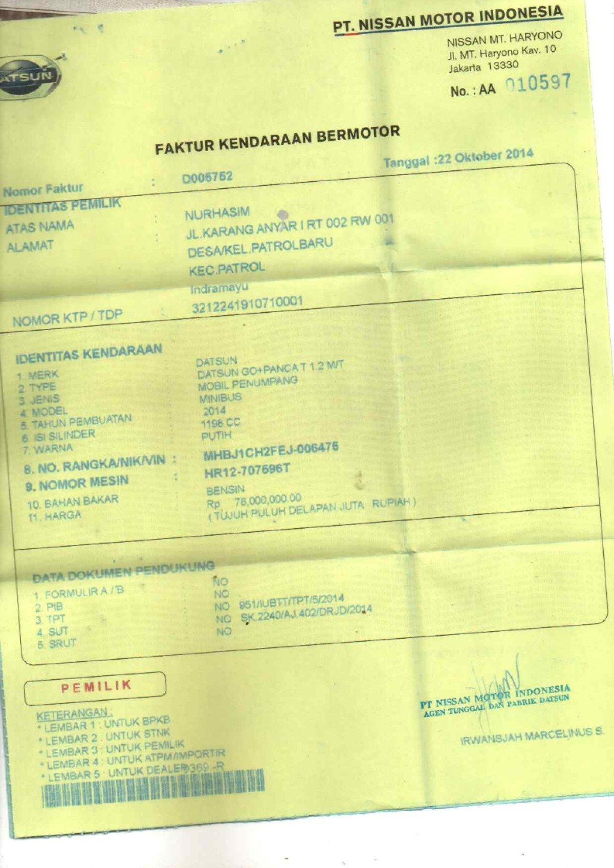 DATSUN  GO + PANCA GO+PANCA T