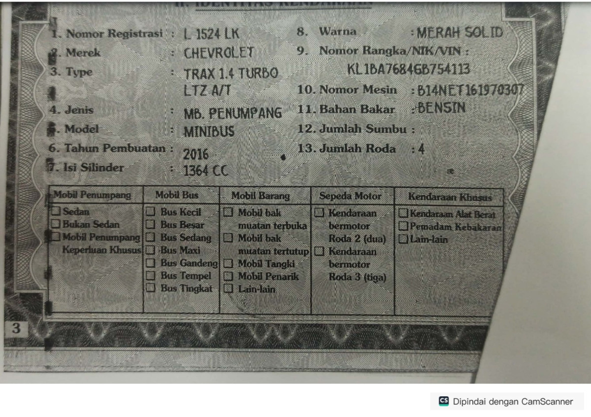 CHEVROLET TRAX 1.4 TURBO