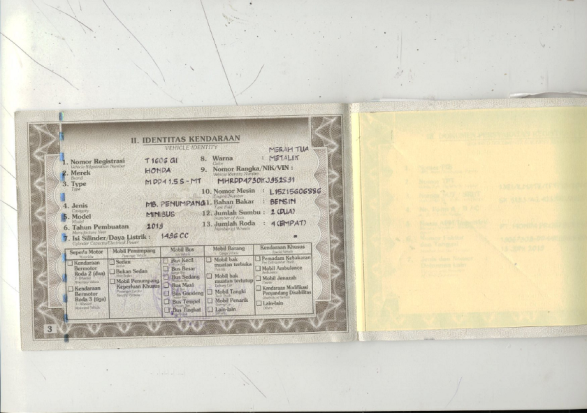 HONDA MOBILIO DD4 1.5 S