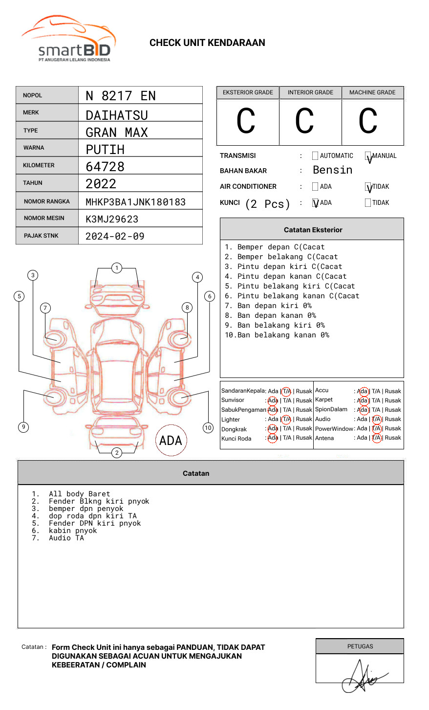 DAIHATSU GRAN MAX PICK-UP