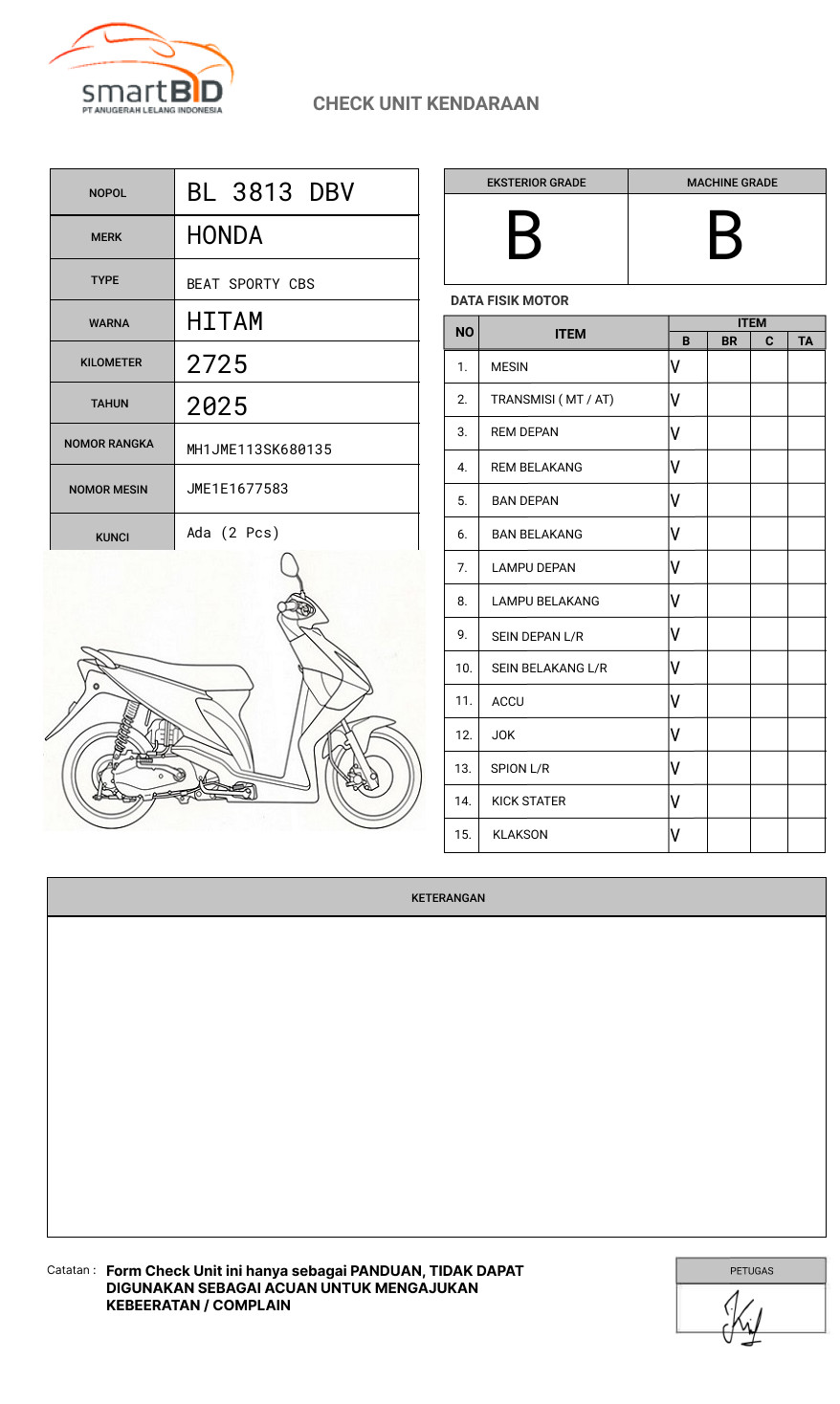 HONDA BEAT SPORTY CBS