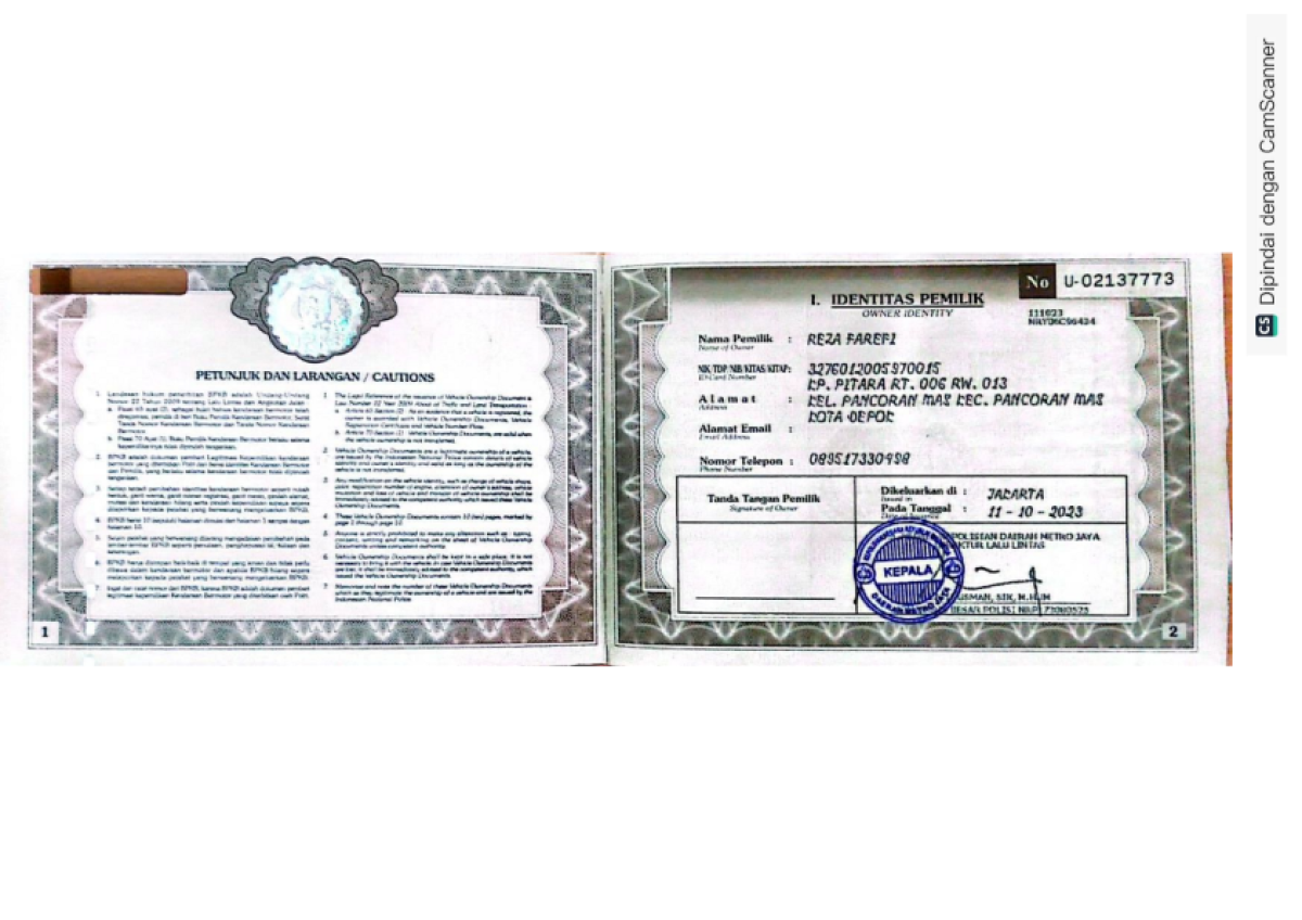 HONDA BEAT CBS FI CW