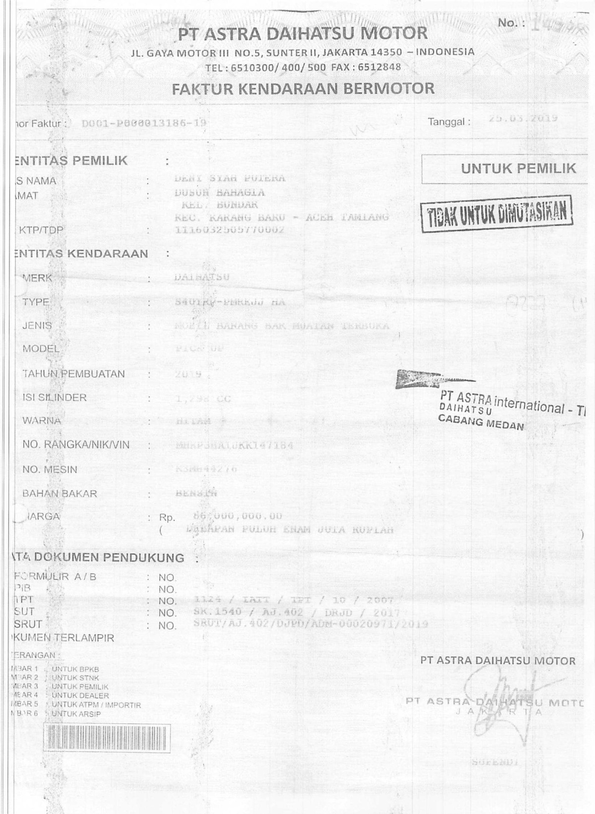 DAIHATSU  GRAN MAX  PICK-UP