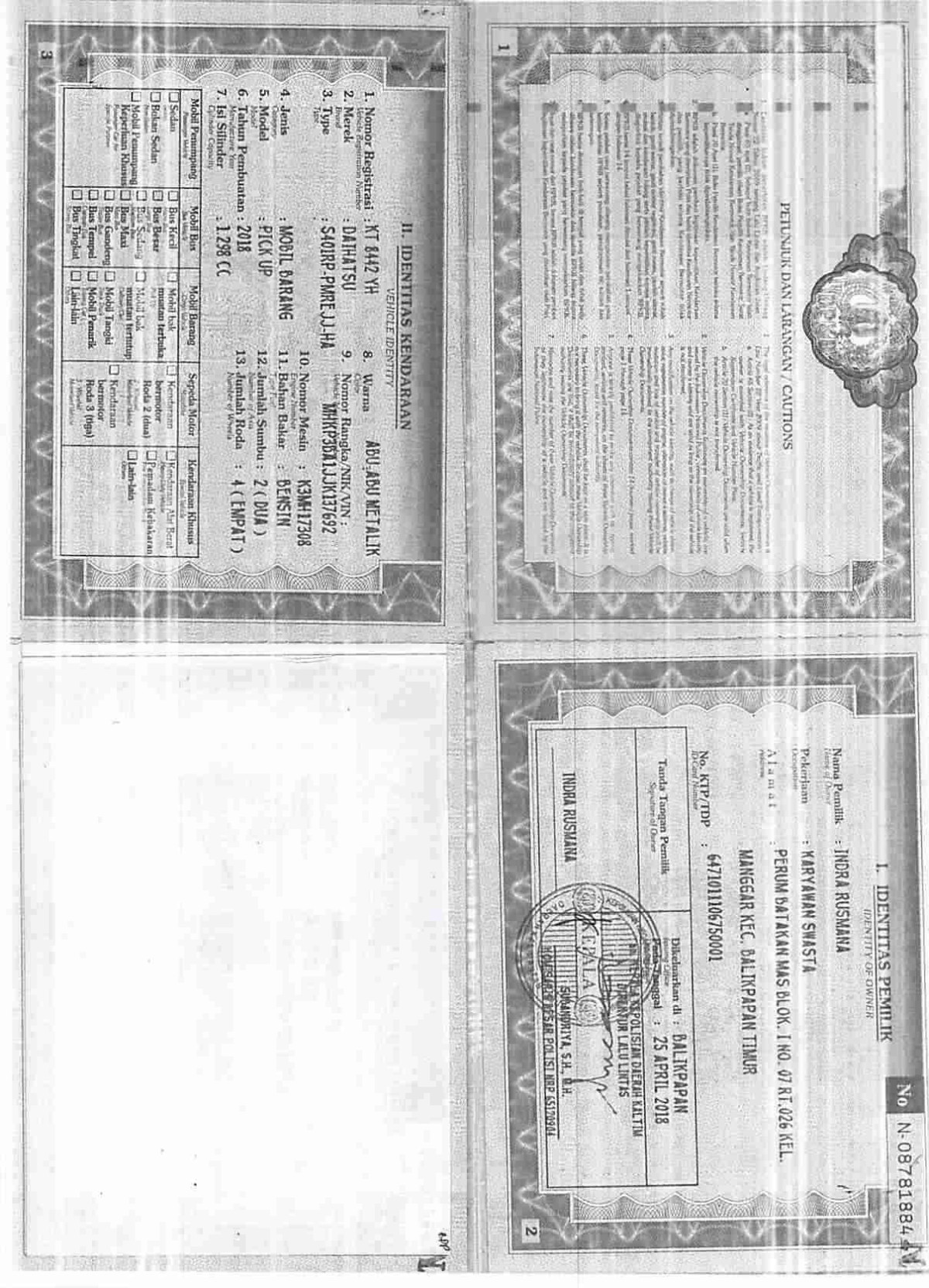 DAIHATSU GRAN MAX PICK-UP 1.3