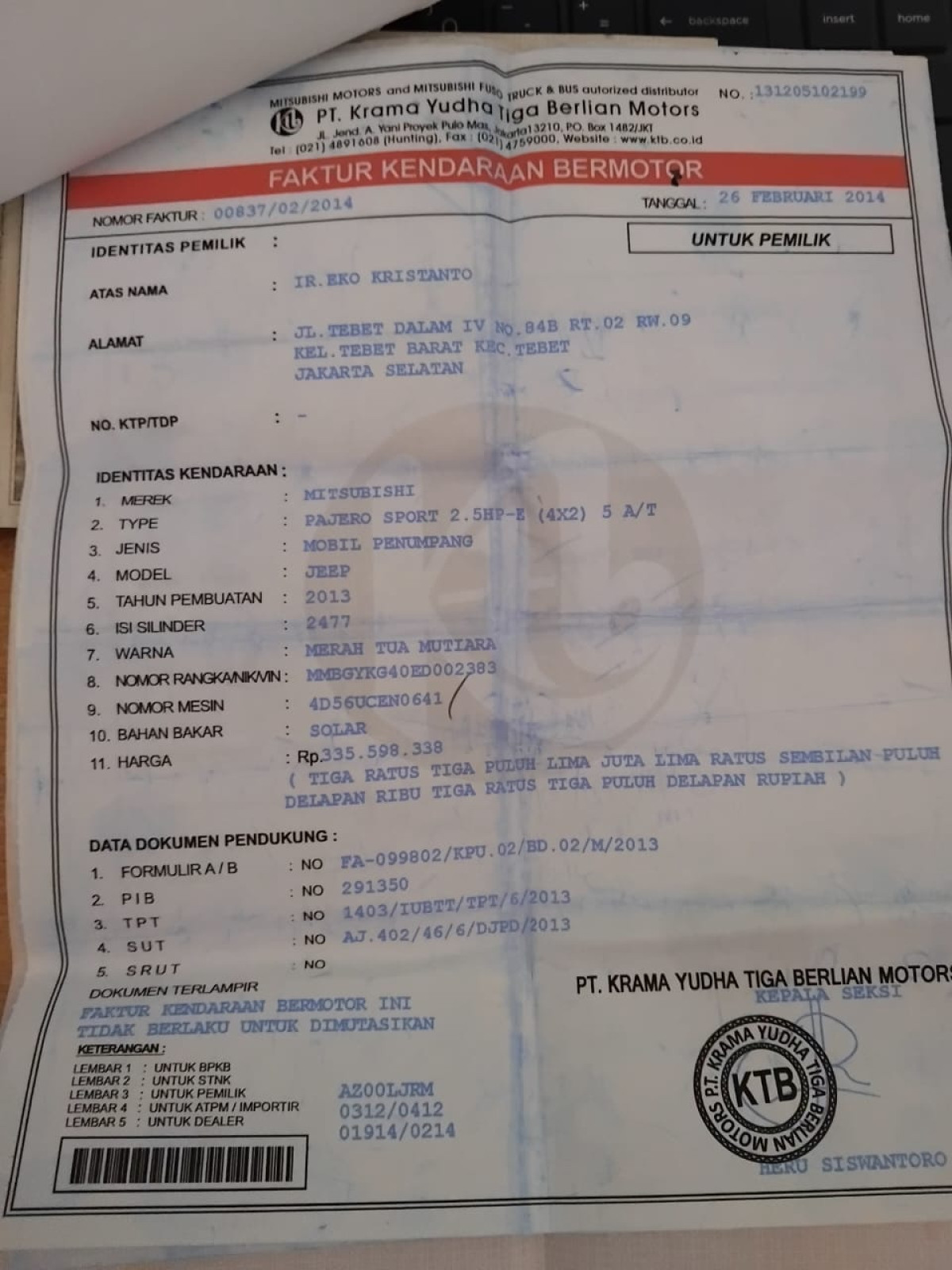 MITSUBISHI PAJERO SPORT DAKAR