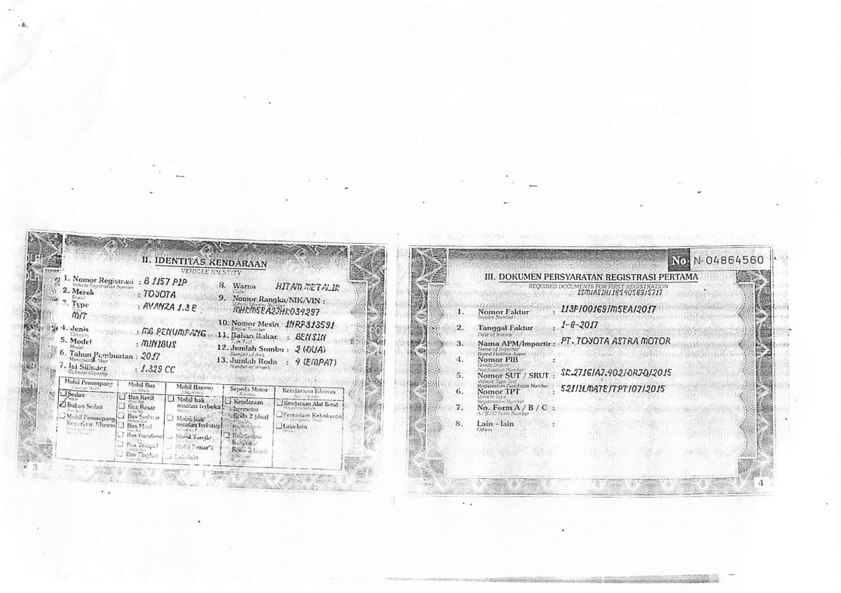 TOYOTA  AVANZA  1.3 E