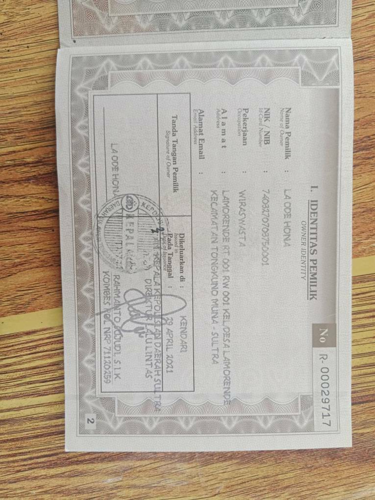 WULING CONFERO 1.5 (4X2)