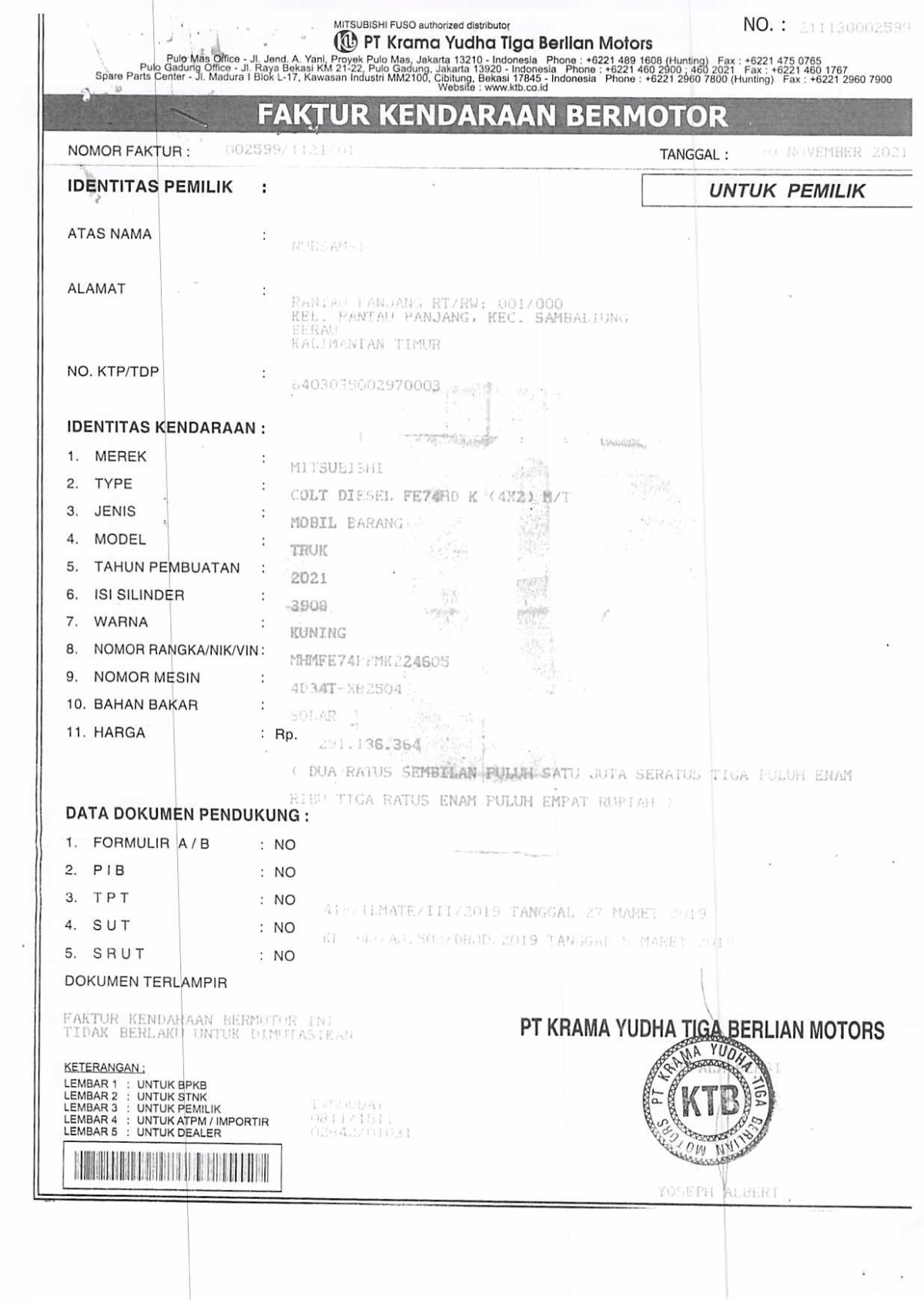 MITSUBISHI FE 74 HD 125 PS