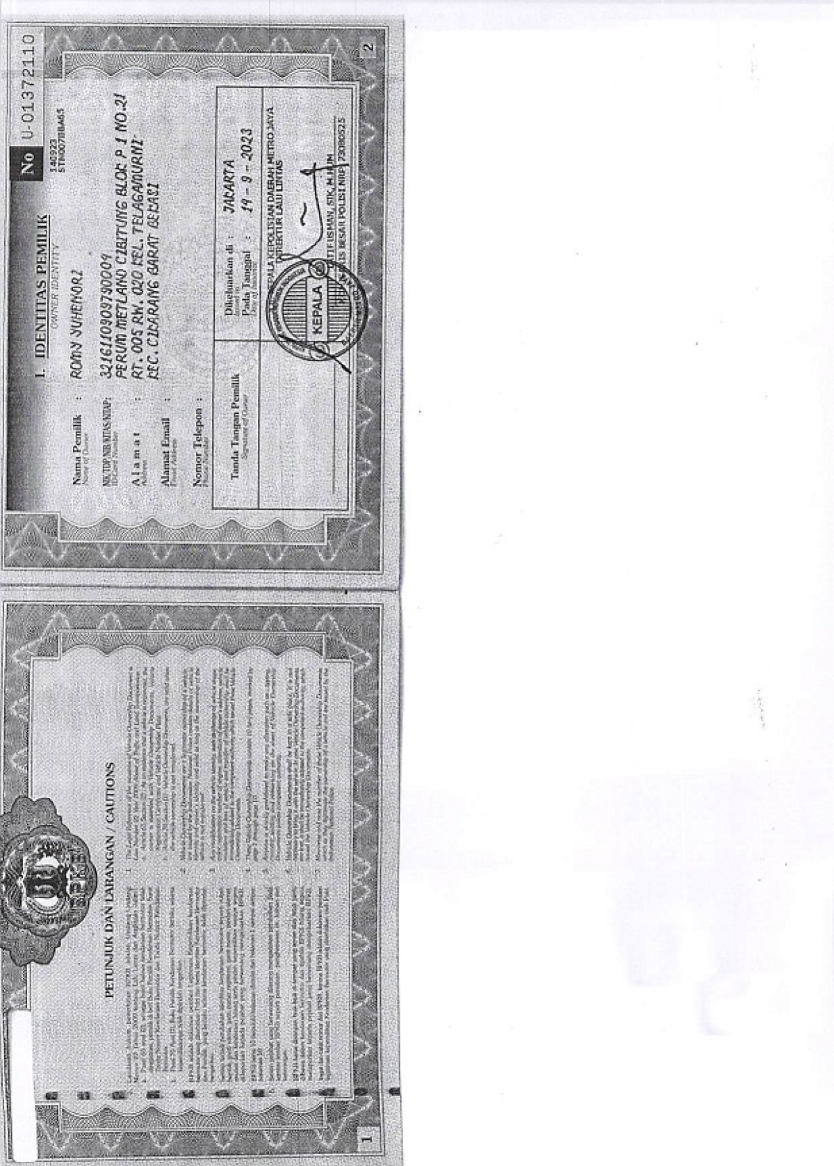 HONDA CR-V RM3 2WD 2.4