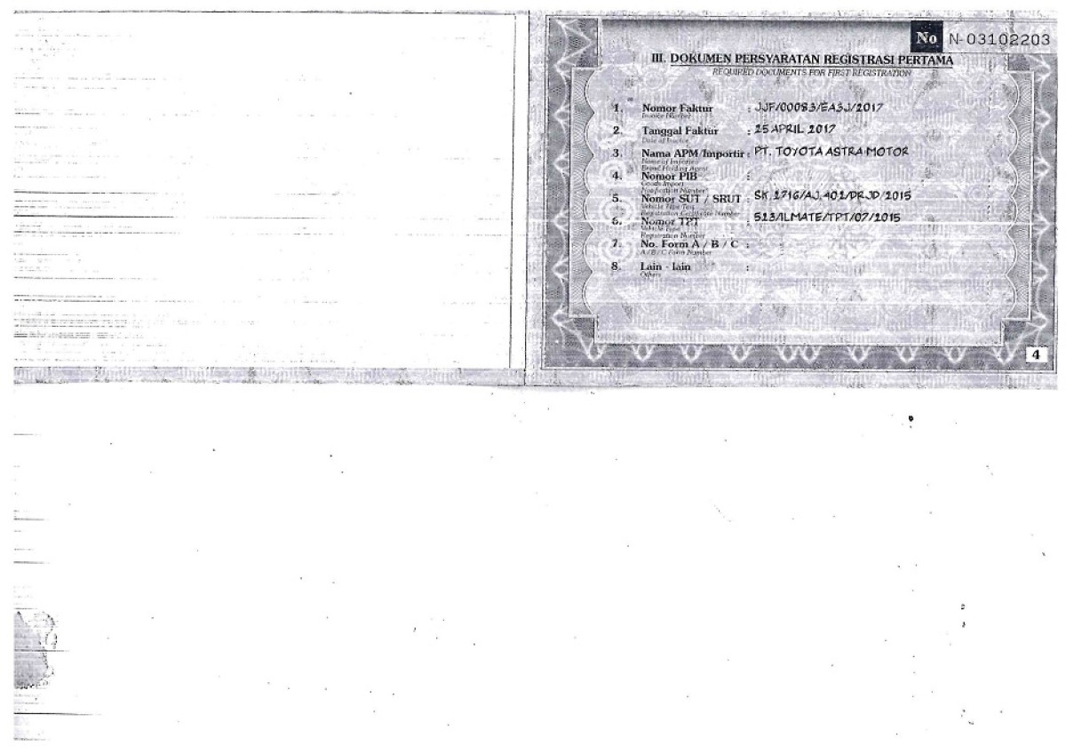 TOYOTA  AVANZA  1.3 G