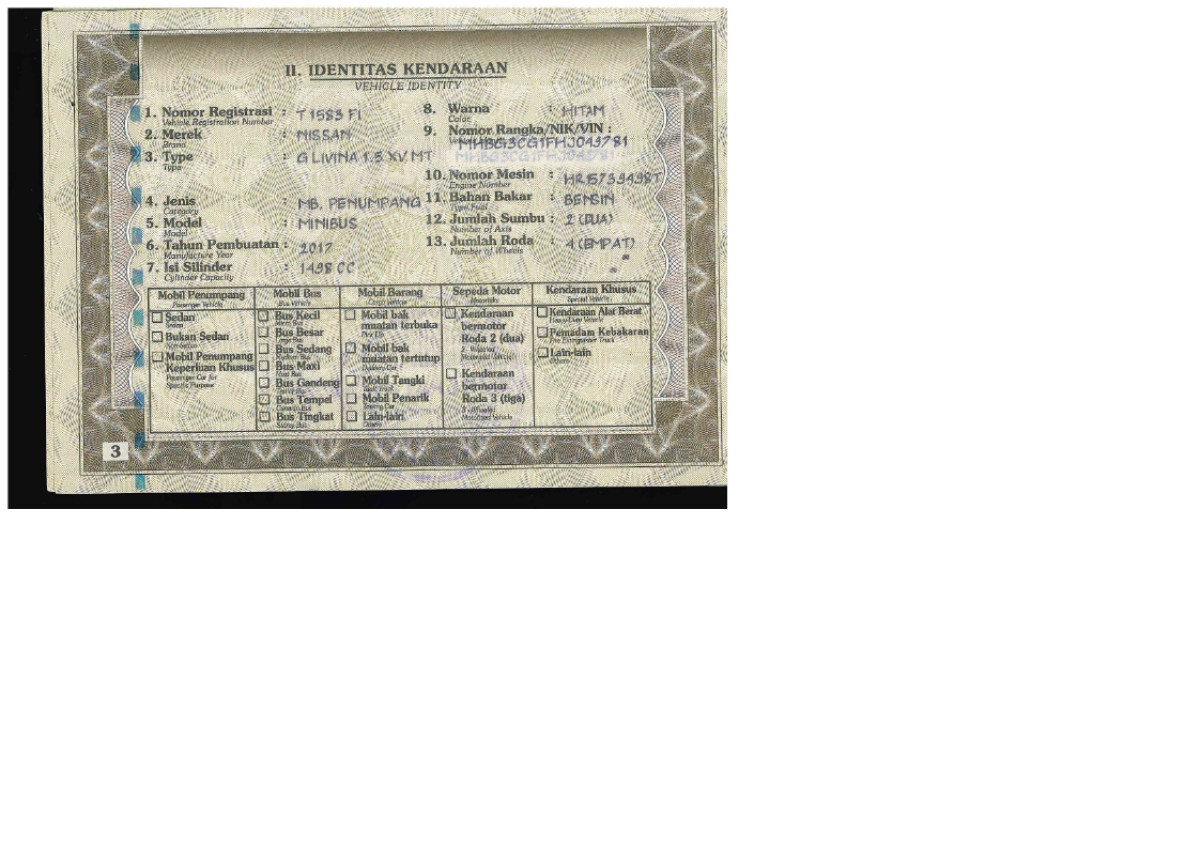 NISSAN  GRAND LIVINA  XV